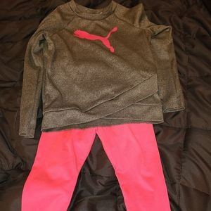 Girls puma oufit